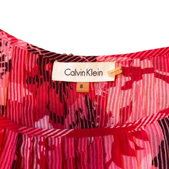 Calvin Klein Pink A-Line Sundress - Picture 2 of 4